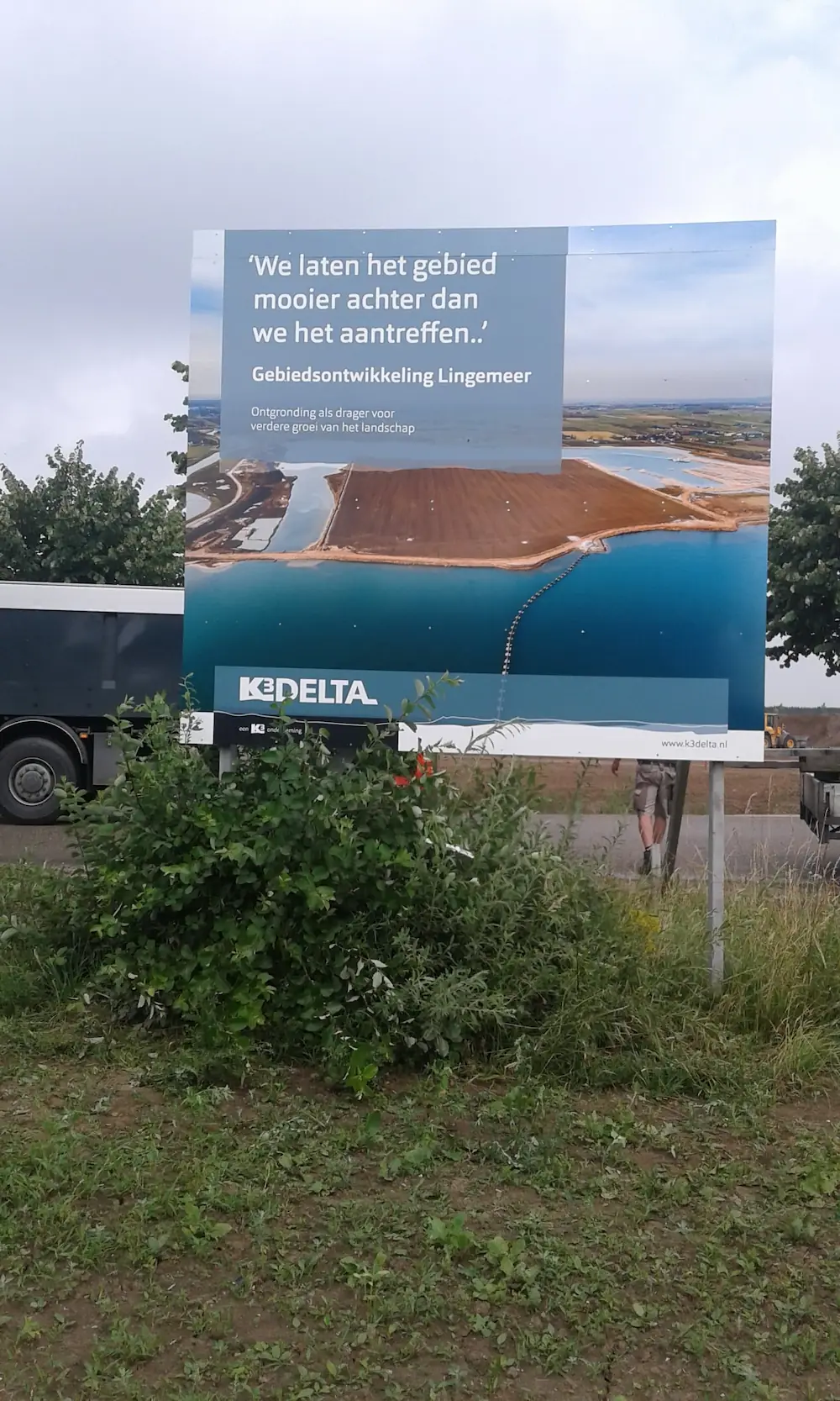 Bewegwijzering in de vorm van een projectbord